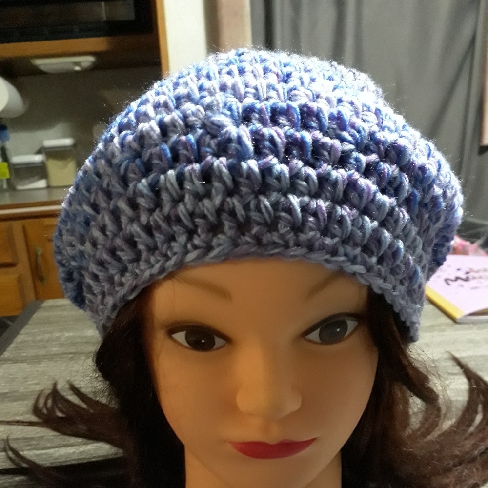 Crochet slouchy beanie